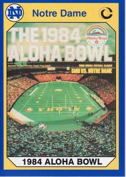 #66 1984 Aloha Bowl - Notre Dame Fighting Irish - 1990 Collegiate Collection Notre Dame Football