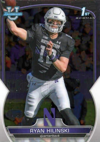 #66 Ryan Hilinski - Northwestern Wildcats - 2022 Bowman Chrome University Football