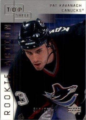 #66b Pat Kavanagh - Vancouver Canucks - 2001-02 Upper Deck Top Shelf Hockey