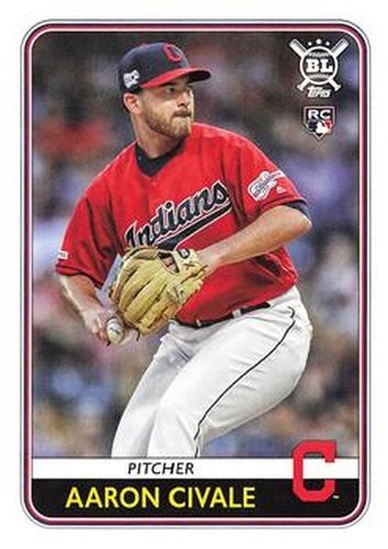 #67 Aaron Civale - Cleveland Indians - 2020 Topps Big League Baseball