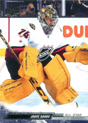 #670 Juuse Saros - Nashville Predators - 2022-23 Upper Deck Hockey