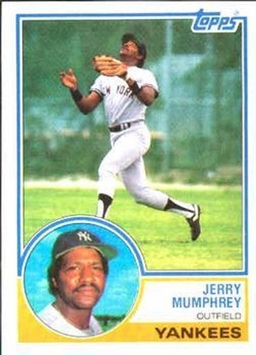 #670 Jerry Mumphrey - New York Yankees - 1983 Topps Baseball