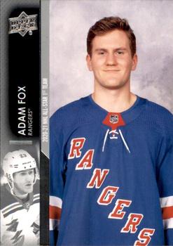 #670 Adam Fox - New York Rangers - 2021-22 Upper Deck Hockey