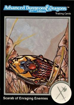 #671 Scarab of Enraging Enemies - 1991 TSR Advanced Dungeons & Dragons - Silver