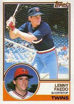 #671 Lenny Faedo - Minnesota Twins - 1983 Topps Baseball