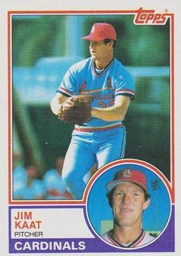 #672 Jim Kaat - St. Louis Cardinals - 1983 Topps Baseball