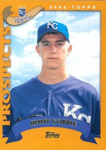 #673 Jimmy Gobble - Kansas City Royals - 2002 Topps Baseball