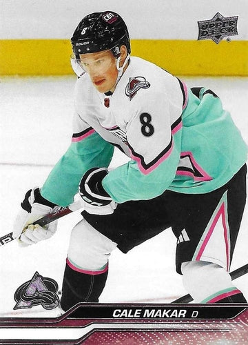 #673 Cale Makar - Colorado Avalanche -2023-24 Upper Deck Hockey