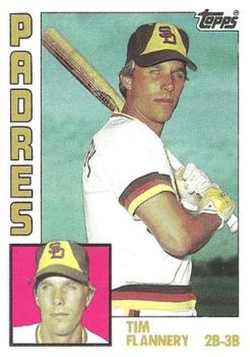 #674 Tim Flannery - San Diego Padres - 1984 Topps Baseball