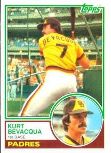 #674 Kurt Bevacqua - San Diego Padres - 1983 Topps Baseball