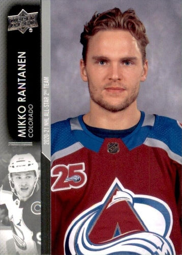 #675 Mikko Rantanen - Colorado Avalanche - 2021-22 Upper Deck Hockey