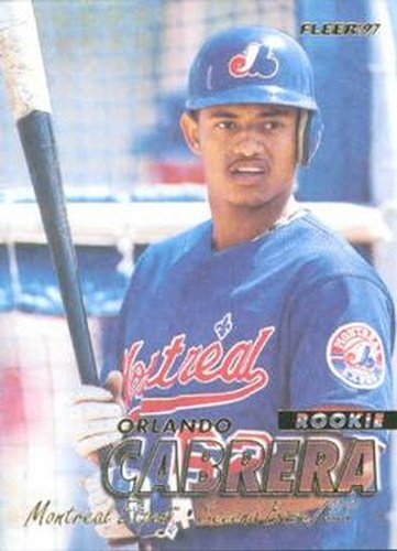 #675 Orlando Cabrera - Montreal Expos - 1997 Fleer Baseball