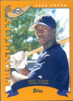 #676 Bill Hall - Milwaukee Brewers - 2002 Topps Baseball