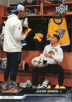 #676b Juuse Saros - Nashville Predators - 2023-24 Upper Deck Hockey
