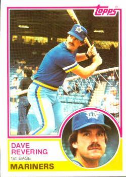 #677 Dave Revering - Seattle Mariners - 1983 Topps Baseball