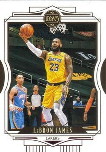 #677 LeBron James - Los Angeles Lakers - 2020-21 Panini Chronicles Basketball