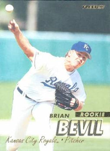 #677 Brian Bevil - Kansas City Royals - 1997 Fleer Baseball