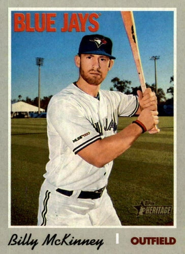 #678 Billy McKinney - Toronto Blue Jays - 2019 Topps Heritage Baseball