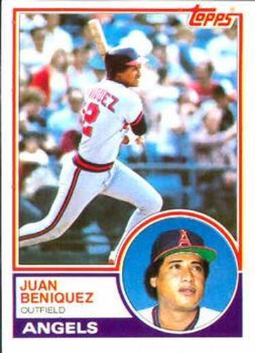 #678 Juan Beniquez - California Angels - 1983 Topps Baseball