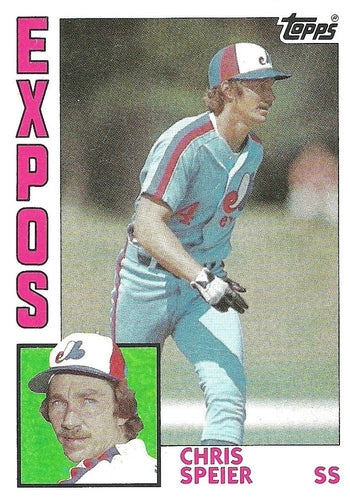 #678 Chris Speier - Montreal Expos - 1984 Topps Baseball