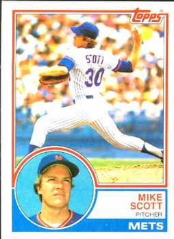 #679 Mike Scott - New York Mets - 1983 Topps Baseball