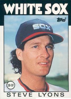 #67T Steve Lyons - Chicago White Sox - 1986 Topps Traded Baseball