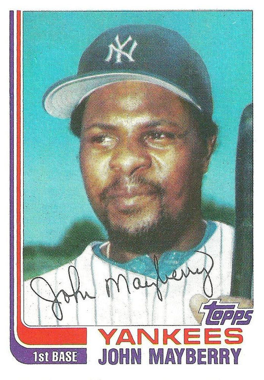 #67T John Mayberry - New York Yankees - 1982 Topps Traded Baseball