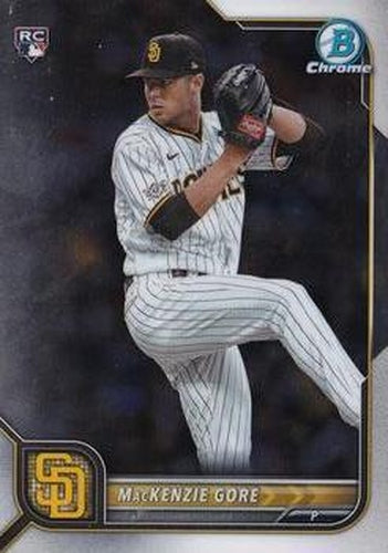 #67 MacKenzie Gore - San Diego Padres - 2022 Bowman Chrome Baseball