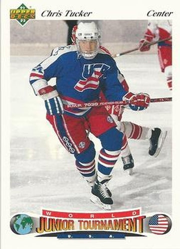 #67 Chris Tucker - USA - 1991-92 Upper Deck Czech World Juniors Hockey
