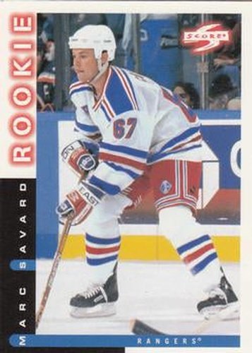 #67 Marc Savard - New York Rangers - 1997-98 Score Hockey
