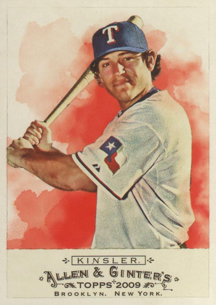 #67 Ian Kinsler - Texas Rangers - 2009 Topps Allen & Ginter Baseball
