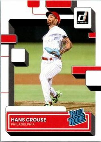 #67 Hans Crouse - Philadelphia Phillies - 2022 Donruss Baseball