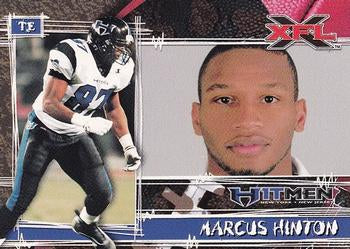 #67 Marcus Hinton - New York-New Jersey Hitmen - 2001 Topps XFL Football