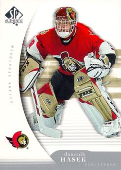 #67 Dominik Hasek - Ottawa Senators - 2005-06 SP Authentic Hockey