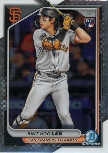 #67 Jung Hoo Lee - San Francisco Giants - 2024 Bowman Chrome Baseball