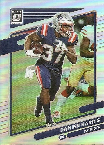 #67 Damien Harris - New England Patriots - 2021 Donruss Optic - Holo Football