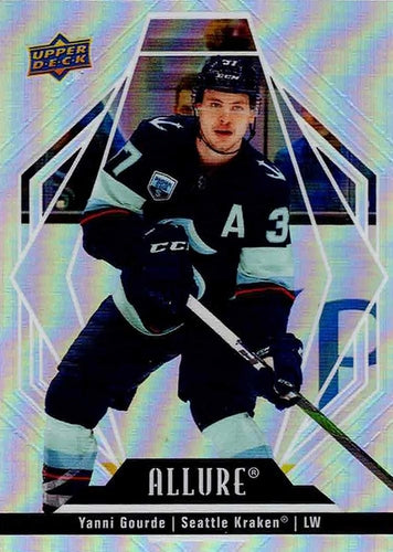 #67 Yanni Gourde - Seattle Kraken - 2022-23 Upper Deck Allure Hockey