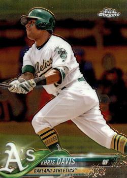 #67 Khris Davis - Oakland Athletics - 2018 Topps Chrome Baseball