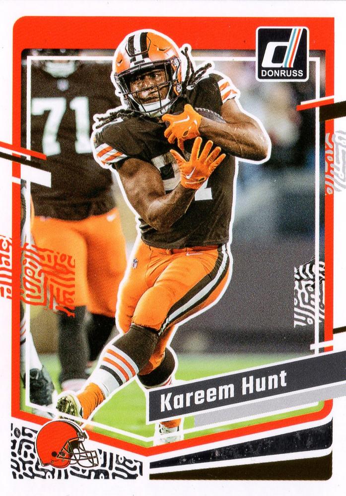 #67 Kareem Hunt - Cleveland Browns - 2023 Donruss Football