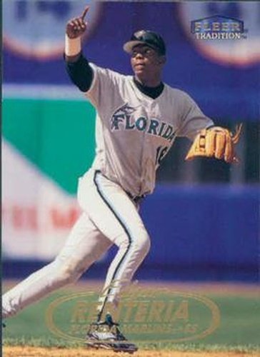#67 Edgar Renteria - Florida Marlins - 1998 Fleer Tradition Baseball