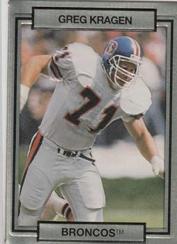 #67 Greg Kragen - Denver Broncos - 1990 Action Packed Football