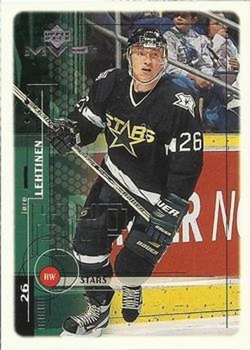 #67 Jere Lehtinen - Dallas Stars - 1998-99 Upper Deck MVP Hockey