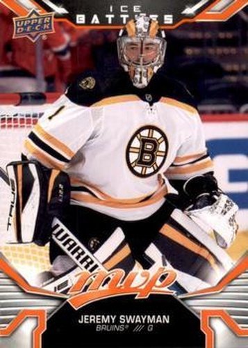#67 Jeremy Swayman - Boston Bruins - 2022-23 Upper Deck MVP - Ice Battles Hockey