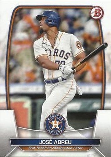 #67 Jose Abreu - Houston Astros - 2023 Bowman Baseball