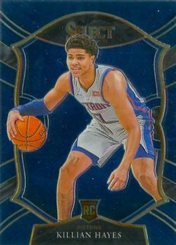 #67 Killian Hayes - Detroit Pistons - 2020-21 Panini Select - Blue Basketball