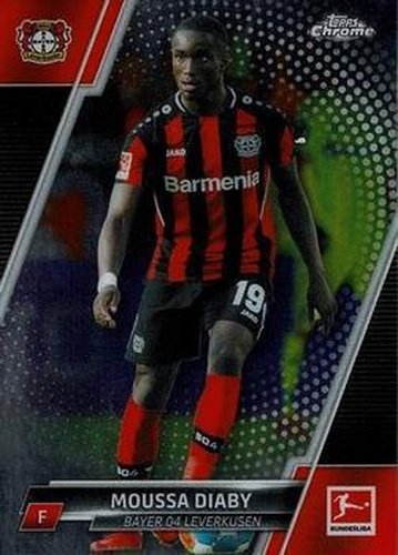 #67 Moussa Diaby - Bayer 04 Leverkusen - 2021-22 Topps Chrome Bundesliga Soccer
