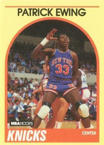 #67 Patrick Ewing - New York Knicks - 1989-90 Hoops Superstars Basketball