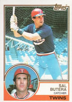 #67 Sal Butera - Minnesota Twins - 1983 Topps Baseball