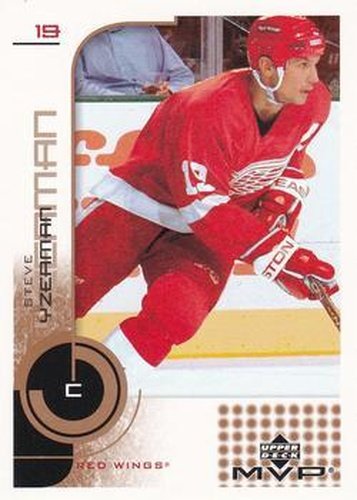 #67 Steve Yzerman - Detroit Red Wings - 2002-03 Upper Deck MVP Hockey
