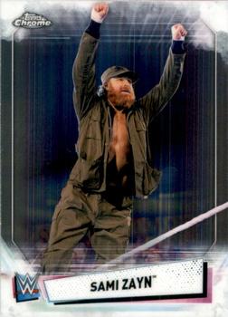 #67 Sami Zayn - 2021 Topps WWE Chrome Wrestling